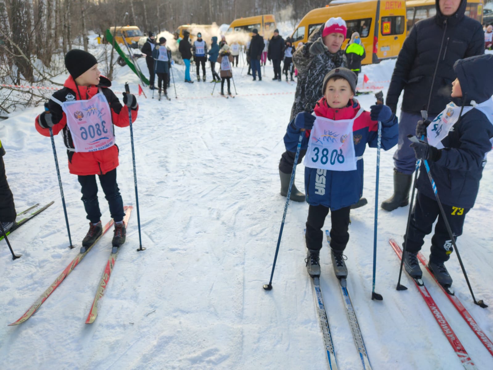 Районные соревнования по лыжным гонкам, посвященные открытию лыжного сезона.